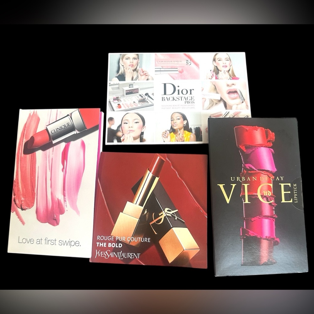 New Sampler Lip Makeup Lot Clinique Dior Urban Decay‎ Yves Saint Lauren